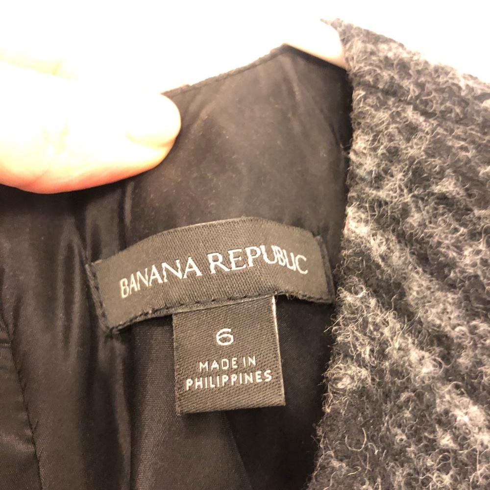 Size 6 Sleeveless Wool Dress - Banana Republic - Picture 7 of 8